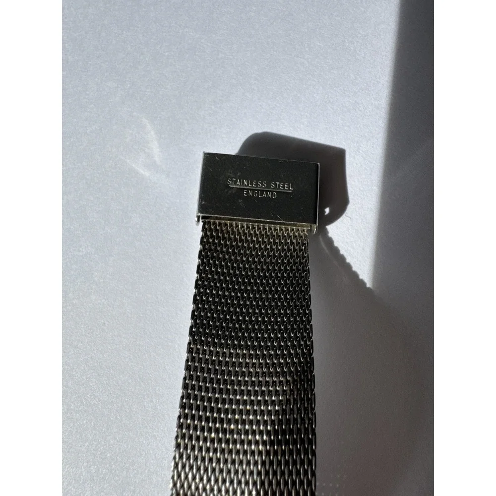 TIMEX GALA Vintage Women's Watch 76' 5661002376 Mechanical Mesh Silver Bracelet